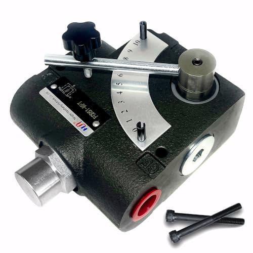 Hydraulic Adjustable Flow Directional Control Valve (3/4" NPT Port, 30 GPM, FC51 with Relief) - size: 3/4" NPT Port, 30 GPM, style: FCR51 with Relief