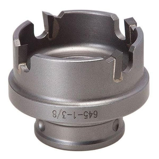 Greenlee 645-1-1/8 Quick-Change Carbide-Tipped Hole Cutter, 1-1/8" Stainless Steel Metal Cutting Hole Saw with Tungsten Carbide Teeth - size: 1-1/8-Inch