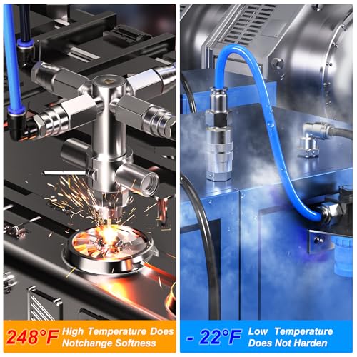 TAILONZ Blue 6mm OD Nylon Air Brake Hose 32.8ft - color: Blue-Nylon, size: 6mm OD/32.8ft/10m