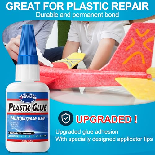 Super Glue for Plastic 30g, Strong Plastic Glue Heavy Duty
