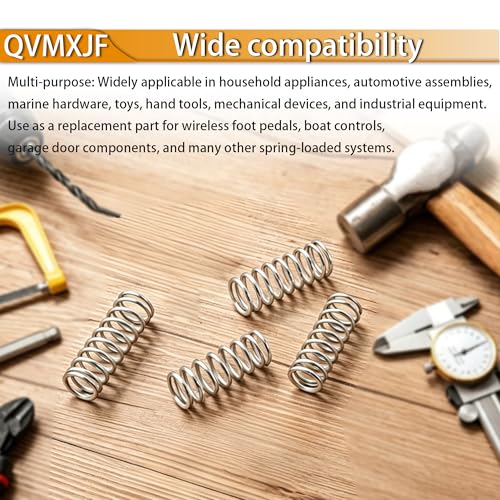 C-750 Compression Spring - 4 Pack, OD 3/4" in x Length 2" in
