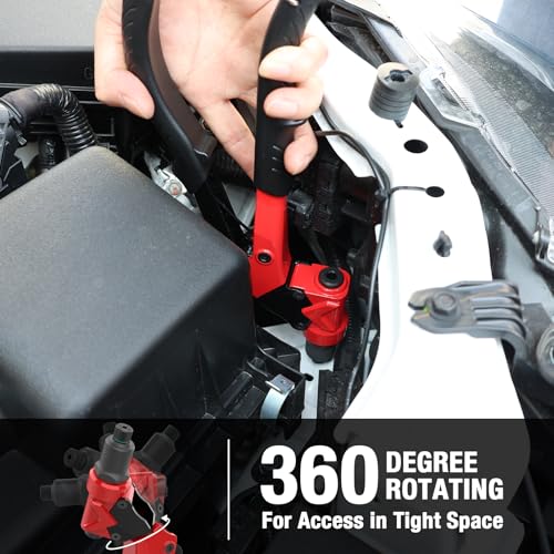 NEXTACK HD Pop Rivet Gun Tool Kit, 4 Drill Bits & 200 Blind Rivets - size: Single Hand Rivet Gun w/200 rivets