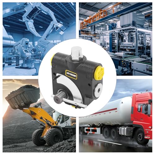 Hydraulic Adjustable Variable Flow Control Valve w/Relief, 0-30 GPM, 3/4” NPT Port Size,500-3000 PSI Pressure Relief Valve Adjustment Range, 30.38Gal/min
