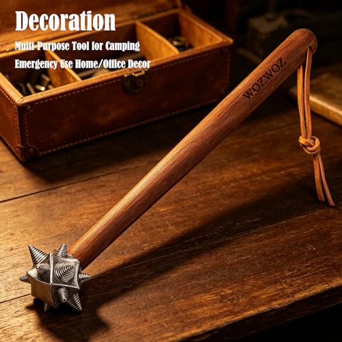 Fist Hammer Tool Stainless Steel & Iron Head Wooden Handle - style: Club