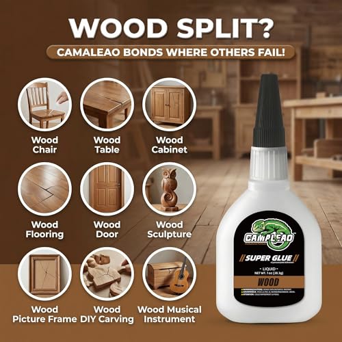 Wood Super CA Glue 1oz +1g Kit for Woodworking & Woodturning - style: Wood Glue