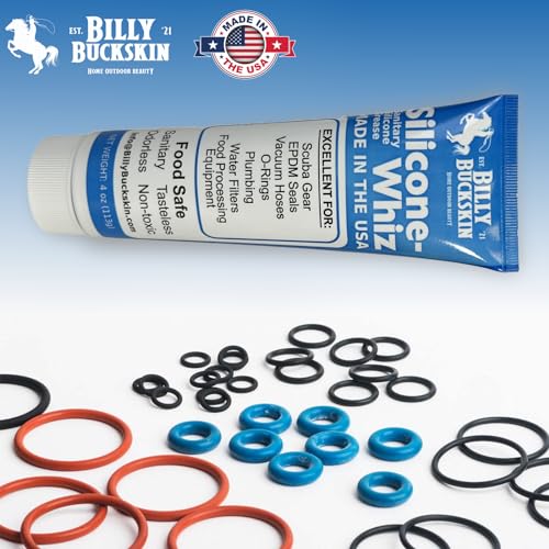Billy Buckskin 8oz XXL Silicone-Whiz Food Grade Silicone Grease, O Rings - size: 1 x 8 Oz.