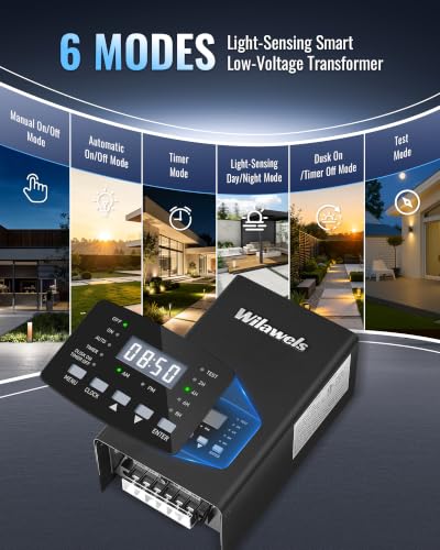 300W Low Voltage Landscape Transformer, Weatherproof, ETL Listed