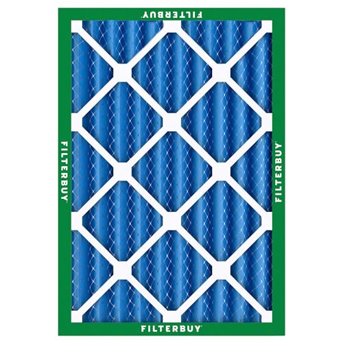 Filterbuy 16x20x4 Air Filter MERV 13 Smoke & Allergy Defense (2-Pack) - size: 16x20x4