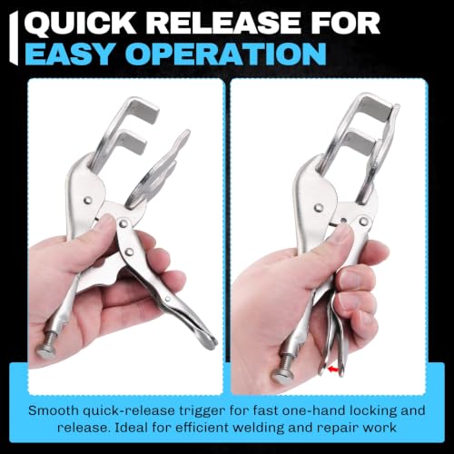 4 Pack 9-Inch Locking Pliers Welding Clamp Pliers