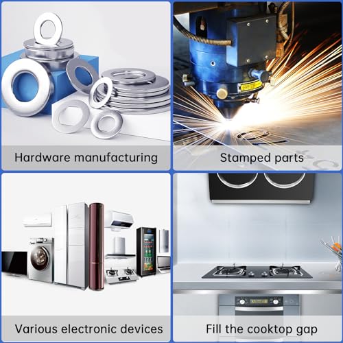 10 Pcs 304 Stainless Steel Strips(17"x 2"x 0.02" Thickness) - size: (17"x 2")*10Pcs, style: (17"x 2")*10Pcs