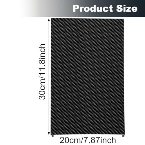 200X300X1.0MM 2.0MM 600X600X3.0MM 4.0MM 5.0MM Carbon Fiber Sheet 100% 3K Carbon Fiber Board Plate Twill Full Matte Carbon Fiber Plate - size: 200X300X1.0MM, style: 200X300