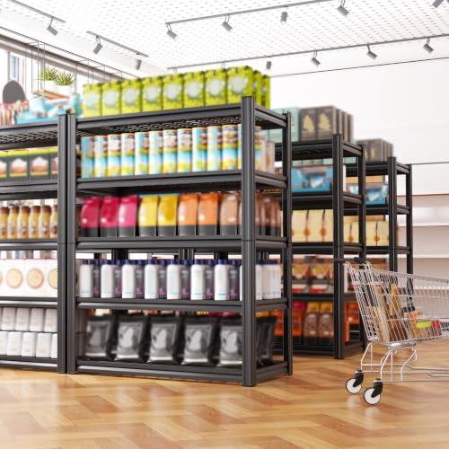 35.4''W Storage Shelves,5-Tier Adjustable Garage Shelving - size: 71''H*35''W*16''D