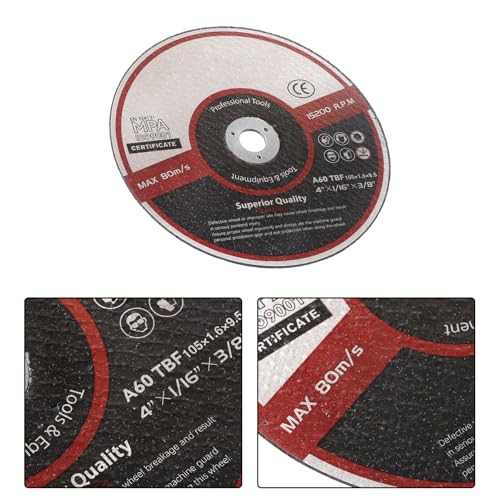 findmall 25 Pack 4" x 1/16" x 3/8" Cut Off Wheel