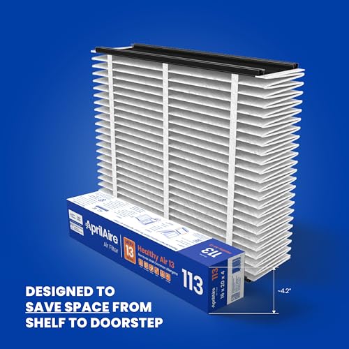 AprilAire 113 Replacement Filter for AprilAire Whole House Air Purifiers - MERV 13, Healthy Home Allergy, 16x20x4 Air Filter (Pack of 1) - style: Healthy Air 13