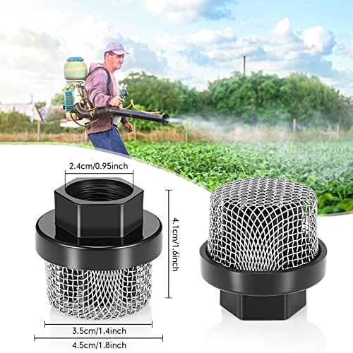 Nuanchu 2 Pcs 7/8 Inch GHT Garden Hose Inlet Strainer, 246385 Mesh Filter - color: Inner Diameter, size: 7/8
