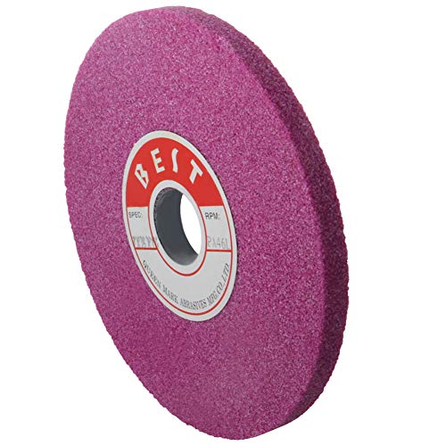 Utoolmart Bench Grinding Wheels Chrome Corundum 46 Grit for Surface Grinding 1pcs - size: 46#