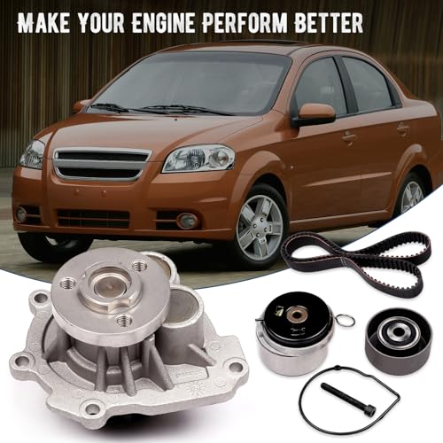 Water Pump Kit for Chevrolet Sonic 1.8L 2012-2018 - Timing Kit fits for Chevrolet Astra 1.8L 07-08, for Chevrolet Aveo 1.6L 09-11, 10-15 for Cruze, for Pontiac G3 1.6L