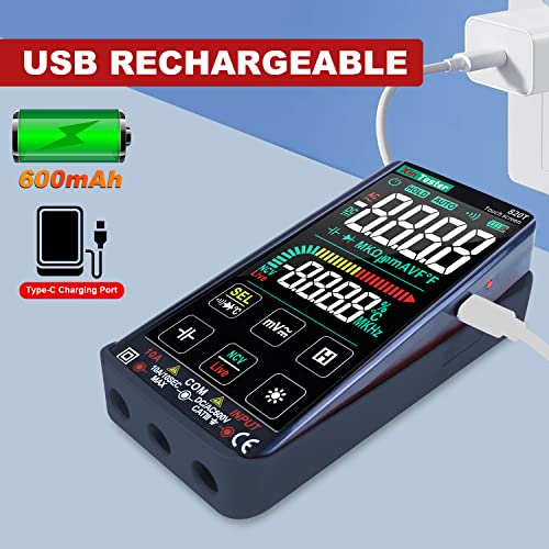 Digital Multimeter Smart Touch Screen Auto-Ranging 9999 Counts TRMS
