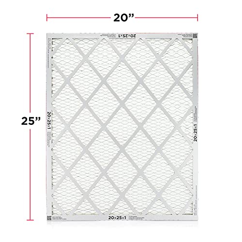 Frigidaire 20x25x1 Air Filter, MERV 8 Pleated Furnace AC Filters, 6 Pack - size: 20 x 25 x 1, style: Merv 8