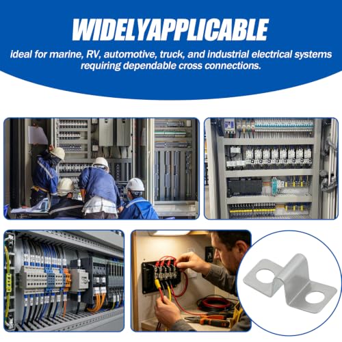 9218 Terminal Block Jumper, for 20A Terminal Blocks, Replacement for Blue Sea 2400 Series Terminal Block - 30 PCS
