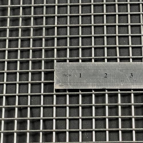 Stainless Steel Hardware Cloth 1/2 inch 14Ga 16"x12" Heavy Wire Fence Chicken Wire Fencing Metal Screen for Screen Door Mesh,Gopher Trap,Grill,Bird Netting,Pet Screen,Metal Grate,Drain Mesh - size: 16"x12", style: 14 Gauge, 1/2 inch Holes