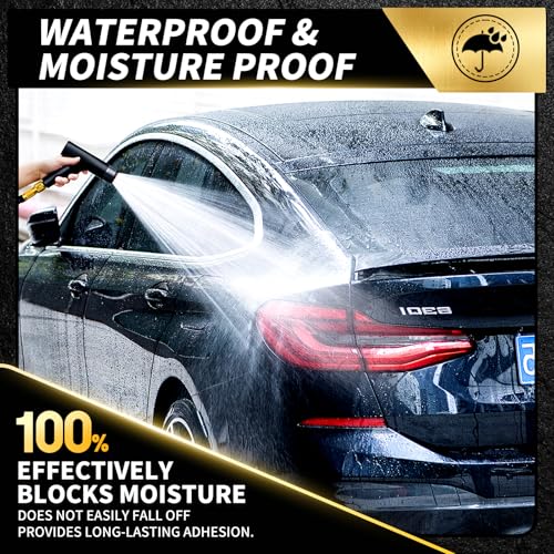 Heavy Duty Double Sided Tape for Automotive, No Residue,High Temperature Resistant Adhesive Strips for Rear Spoiler Wing,Rain Guard,Side Mirror Rain Guard,Secures dashcams,Car Accessories Interior - size: 3/5" x 20FT