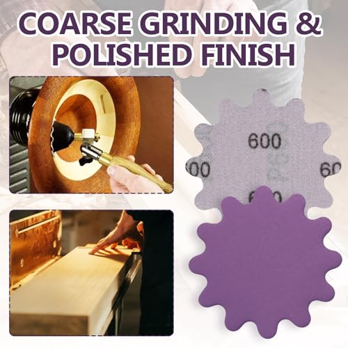 Luomorgo 80 Pcs 2 Inch Hook & Loop Sanding Discs Assortment - style: 2 Inch