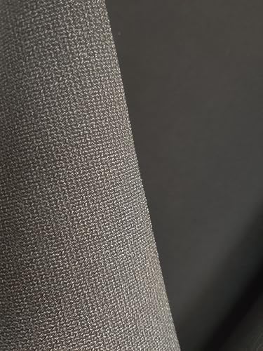 2mm Aramid & Nylon CR Neoprene Fabric, Scuba Wetsuit Material, Tear Resistant Protective Rubber Sheet (Black, 1' x 2') - color: 2mm Black, size: 1 feet x 2 feet