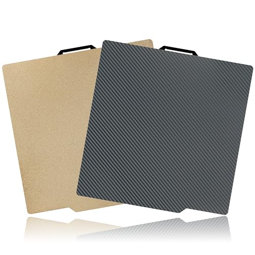 Tinytrees Build Plate for Bambu Lab P1S P2S A1 X1C X1 X1E P1P: Smooth PEI H1H Carbon PET PEO PEY Sheet Bed Plate P1S Build Plate for 3D Printing Hobbyist, 257 X 257mm - style: Smooth PET+Textured PEI