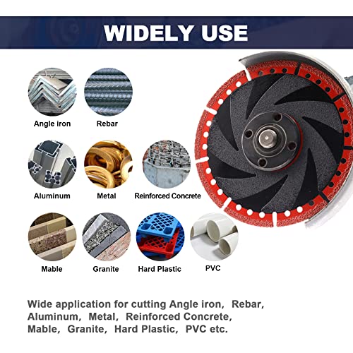 Metal Cutting Diamond Blade 10"- BRSCHNITT 250mm All-Purpose Diamond Saw Blade for Rebar Sheet Metal Angle Iron Stainless Steel Concrete. - size: 10"(250mm)