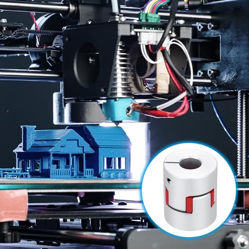 MECCANIXITY Aluminum Shaft Coupling Shaft Coupler 10mm to 10mm Flexible Spider Coupling L30mm x D25mm Coupler Jaw Spider Shaft Joint Connector for 3D Printers DIY CNC Router Milling Machine - size: 10mm to 10mm