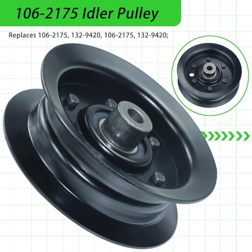132-9420 Flat Idler Pulley for Toro 50" 42" SS5000 SS4225 Decks - color: A22 1xToro 106-2175