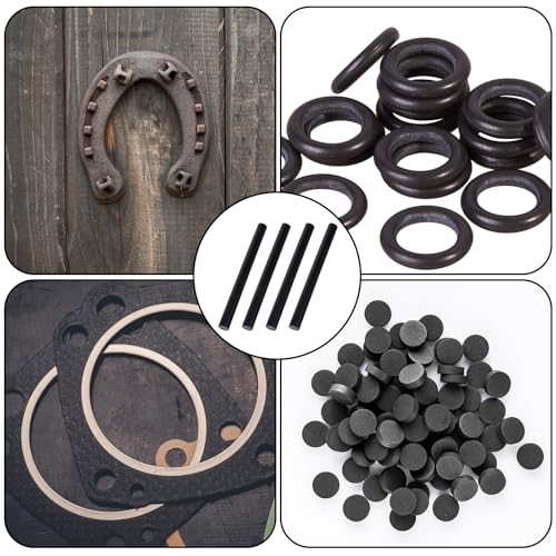 4 Pack Round Acetal Copolymer Rods, 1 Inch Diameter and 12 Inch Length Plastic Delrin/Acetal Rod, Standard Tolerance, Opaque Black Acetal Copolymer Rod Perfect for Non-Marring Fixtures