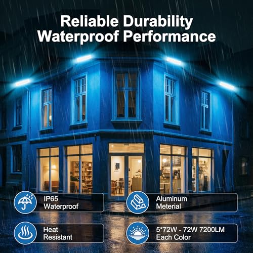 Smart Flood Light Outdoor, RGBCW 360W, IP66, WiFi APP & RF Remote - size: 360W RGB+Tunable White(2700-6500K)