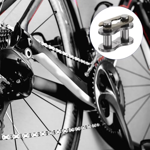 uxcell 10 Pcs #35 Chain Master Connect Links 13mm Pitch, Carbon Steel Roller Chain Connector Links, Master Link Replacement for Bike Bicycle Go Kart - size: #35