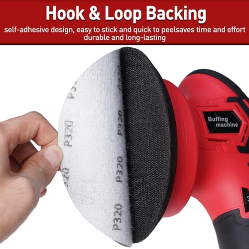 5000 Grit 6 Inch Wet Dry Sanding Discs,50Pcs Hook & Loop Sandpaper - style: 5000 Grit