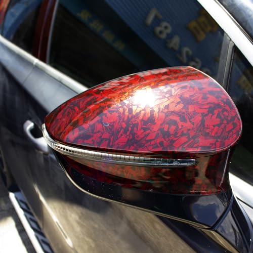 Red Vinyl Sticker Red Broken Shale High-Gloss Forged Texture, Includes Installation Tools, with air Intake Grooves, DIY Stickers(Red Broken Shale, 1FT*5FT) - color: Red Broken Shale, size: 1FT*5FT