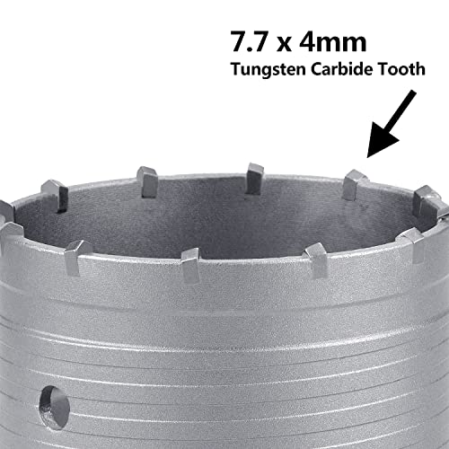 120mm (4-3/4") Concrete Hole Saw with 220mm SDS Plus Shank Rod - style: 120mm ( 4-3/4 inch )