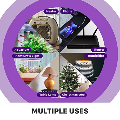 Fosmon 7 Day Digital Timers for Electrical Outlets, Indoor Plug-in Light Timers Switch Programmable, Electric Wall Plug for Grow/Reptile Light, Lamp, Appliance, Aquarium, Fish Tank - 2 Pack - style: 7 Day 2 pack