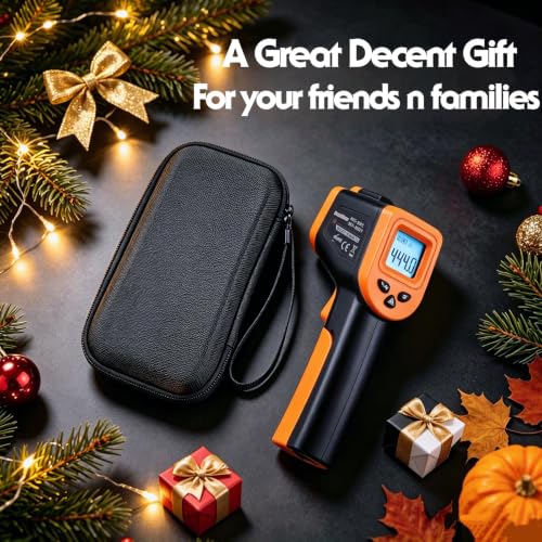 Grilling Infrared Thermometer Gun for Cooking, Pizza Oven Thermometer