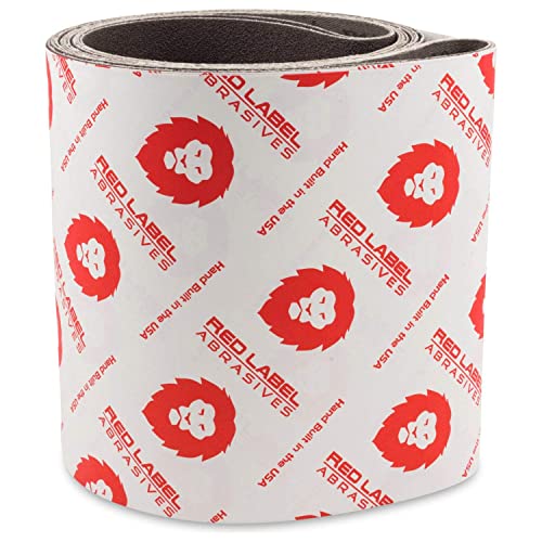 Red Label Abrasives 6 X 48 Inch 36 Grit Aluminum Oxide Premium Quality Multipurpose Sanding Belts, 2 Pack - size: 36 Grit