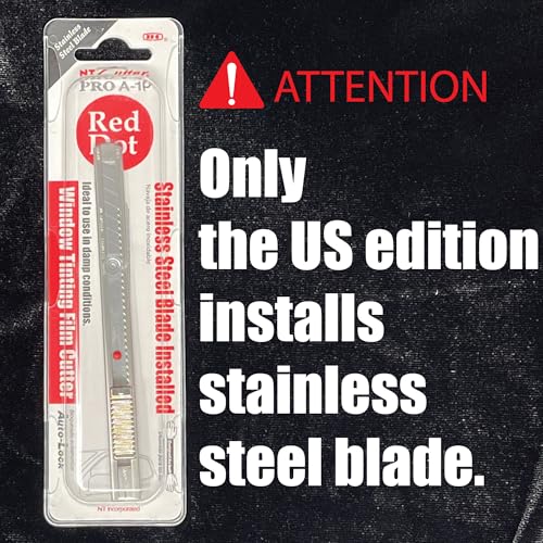 NT Cutter PRO Auto-Lock Stainless Steel Utility Knife (A-1P) 9mm