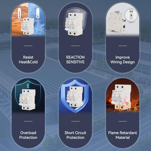 MOLLOM DC 1P 250V 100Amps C100 Miniature Circuit Breaker - style: 100A