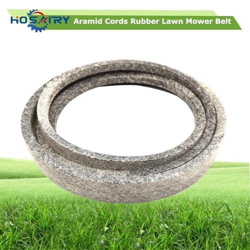 2 PCS Lawn Mower Variable Speed to Transmission Drive Belts 754-0370 954-0370 (5/8 x 48.25 inch) and 754-0280 954-0280 (5/8 x 53 inch), Aramid Cord Belt