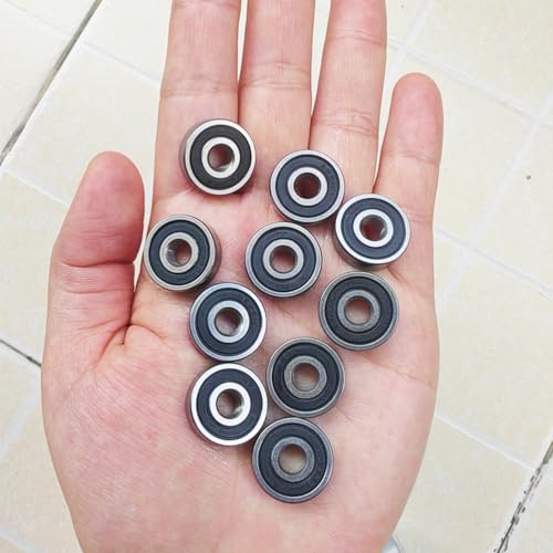 20 Pack 625 2RS Ball Bearings – Bearing Steel and Double Rubber Sealed Miniature Deep Groove Ball Bearings (5mm x 16mm x 5mm)