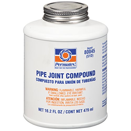 Permatex 80045-12PK 파이프 조인트 컴파운드 - 473.2ml (16온스) 병, (12팩) - size: 16 Ounce, (Pack of 12)