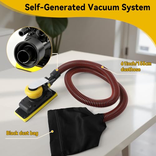 Pneumatic Random Orbital Sander, 70mm x 198mm 1/8" Orbit