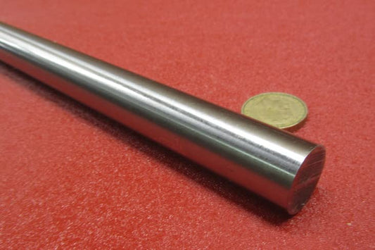 Metric 12L14 Carbon Steel Round Rod 20 mm Diameter x 6 Foot Length