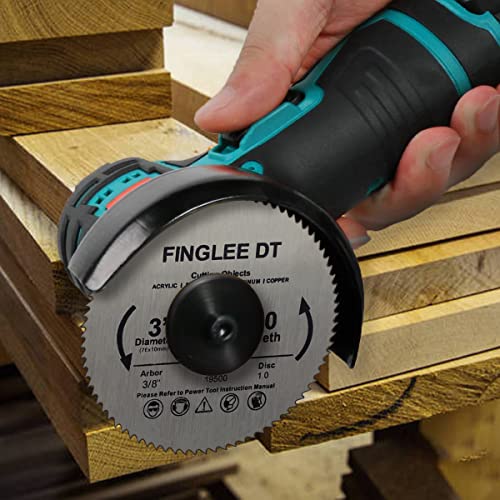 3Pcs 3 inch HSS Circular Saw Blade, 80 Teeth High Speed Steel Cut Off Tool Blade with 3/8 inch Arbor, for Rotary Tools Wood Plastic Cutting(1Pcs) - color: (1Pcs)