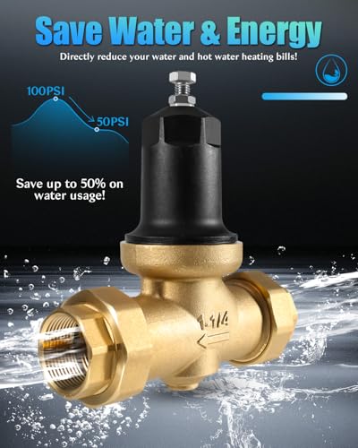 1-1/4 Inch 114-NR3XL Pressure Reducing Valve with Stainless Steel Screen